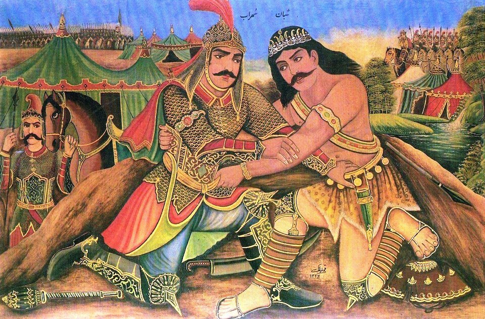  پهلوانان مورد علاقه نقاشان بزرگ چه کسانی بودند؟ | قدیمی‌ترین نقاشی‌ها از پهلوانان ایران کجاست؟ 