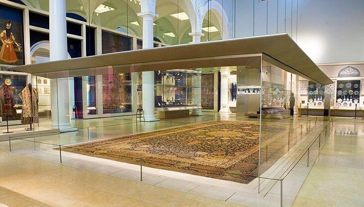 فرش اردبيل - موزه ويكتوريا لندن