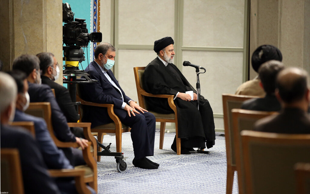 دیدار رییسجمهوری و اعضای هیات دولت با رهبر انقلاب به روایت تصویر