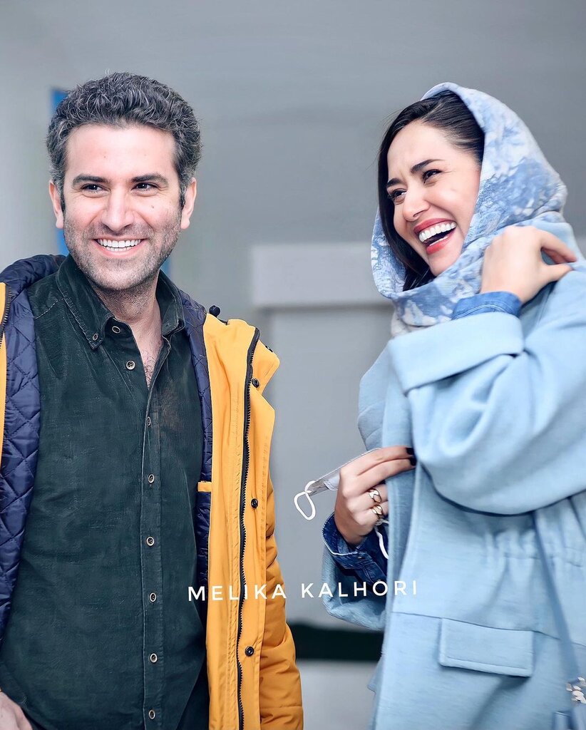 تصاویری ویژه از پریناز ایزدیار که هوتن شکیبا منتشر کرد