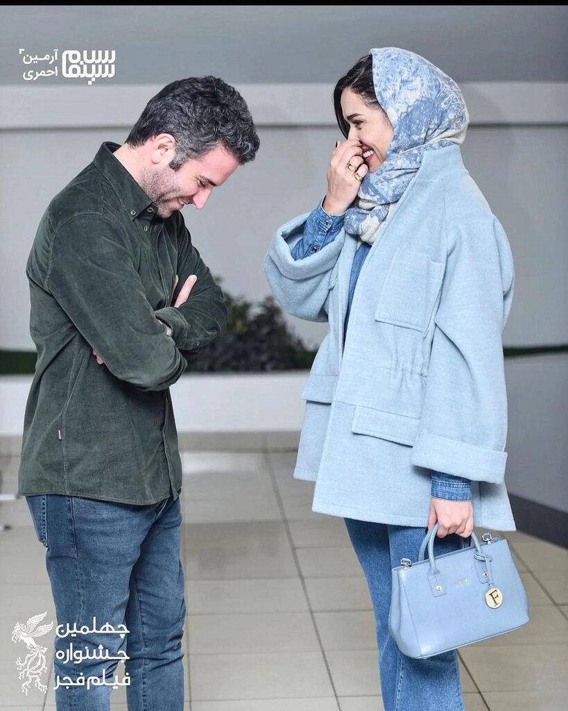 تصاویری ویژه از پریناز ایزدیار که هوتن شکیبا منتشر کرد