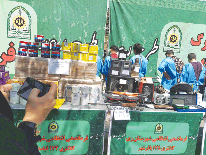 ٨ باند تبهکار در شهرستان ری متلاشی شدند | ١۵٧ سارق سابقهدار در دام پلیس رابعه تیموری