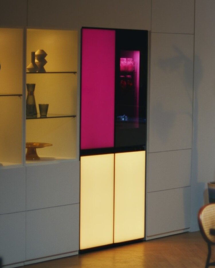 آشپزخانه شاداب | یخچالی که رنگ عوض میکند