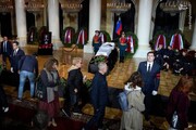 ببینید | صف مردم در مسکو برای خداحافظی با گورباچف