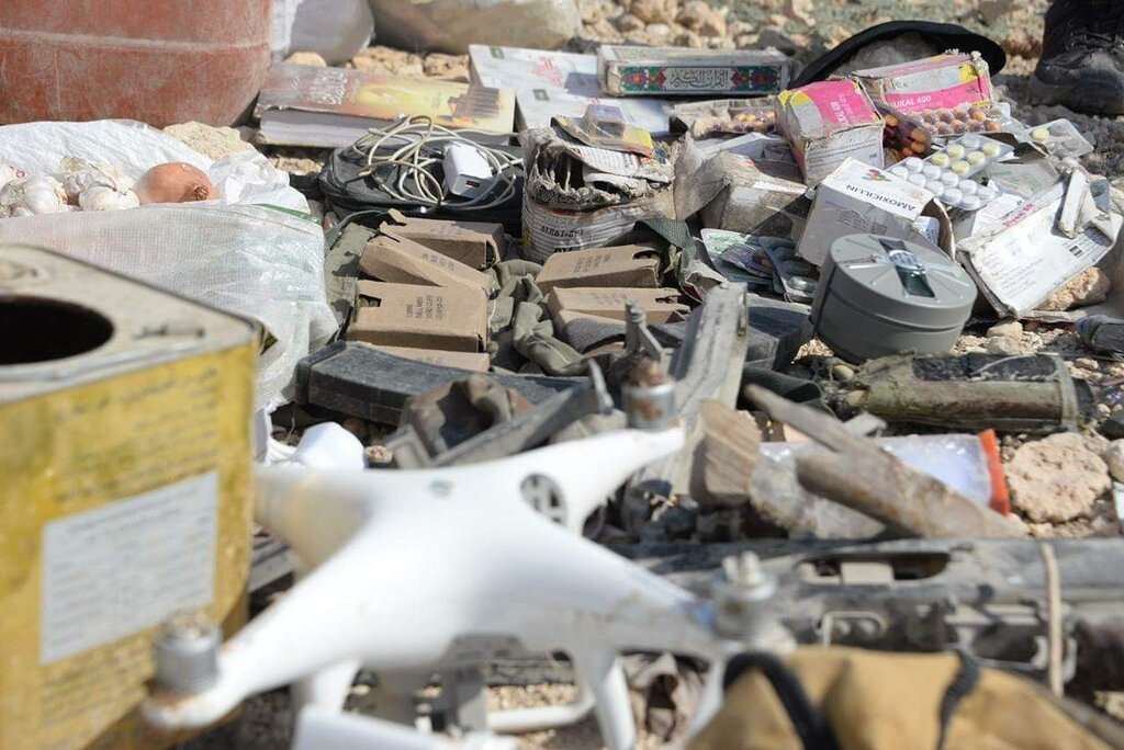 تصاویر مهمترین مخفیگاه داعش در شمال عراق | آنچه در این مخفیگاه کشف شد