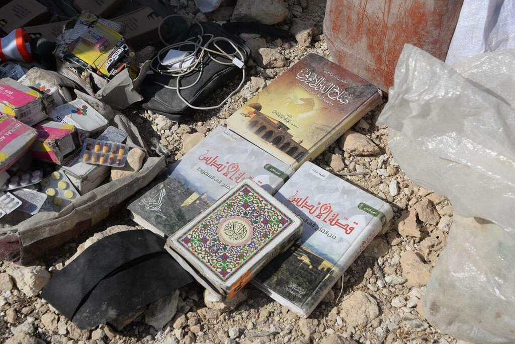 تصاویر مهمترین مخفیگاه داعش در شمال عراق | آنچه در این مخفیگاه کشف شد