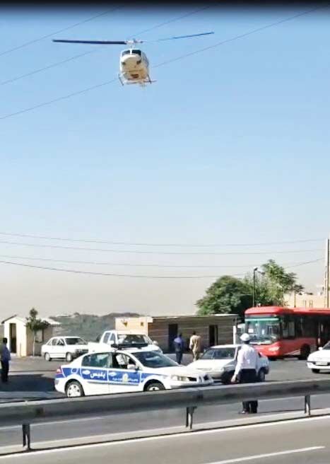 داستان پرواز یک «قلب» | چرا بالگرد در بزرگراه فرود آمد؟