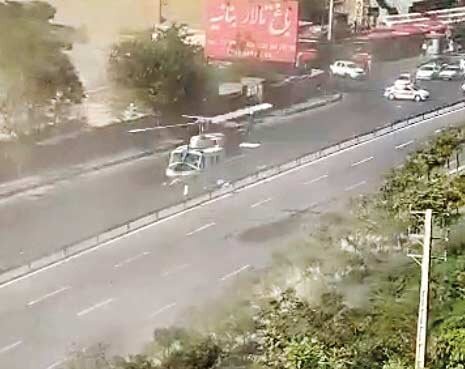 داستان پرواز یک «قلب» | چرا بالگرد در بزرگراه فرود آمد؟