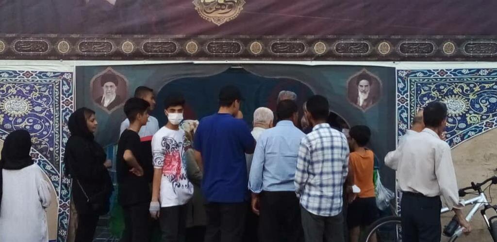 موکب «تکیه ملت» در میدان کمال الملک