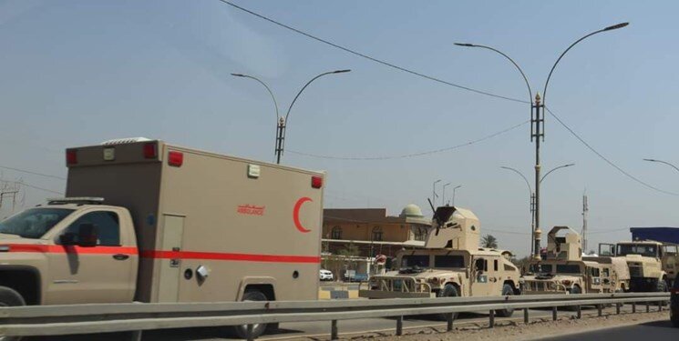 تصاویر | استقرار ارتش عراق در مسیر تردد زائران اربعین | حشد الشعبی تأمین امنیت مسیر زائران ایرانی را بر عهده گرفت