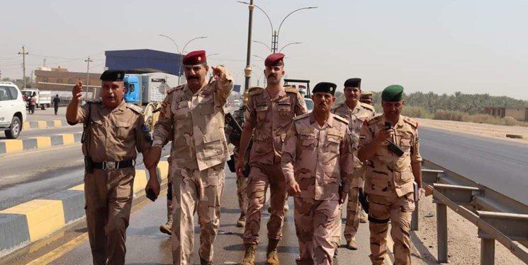 تصاویر | استقرار ارتش عراق در مسیر تردد زائران اربعین | حشد الشعبی تأمین امنیت مسیر زائران ایرانی را بر عهده گرفت