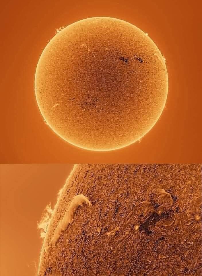 تصویری از خورشید با جزئیاتی خیره‌کننده | پلاسماها نرم و مبهم به نظر می‌رسند