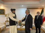 عکس | دیدار نماینده رئیسی با یک وزیر طالبان | موضوع جلسه چه بود؟