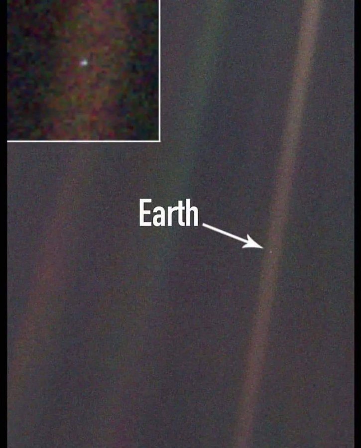 زمین از فاصله ۶ میلیارد کیلومتری این گونه است | تصویری که فضاپیمای وویجر مخابره کرد