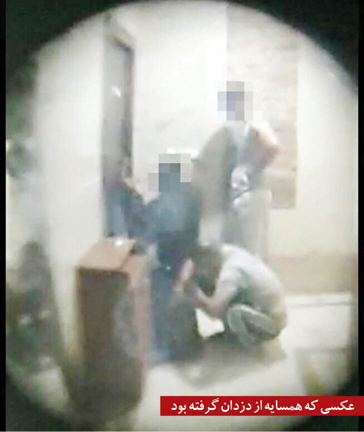 مرگ سارق با شلیک پلیس | عکسی که همسایه از دزدها گرفته بود ببینید