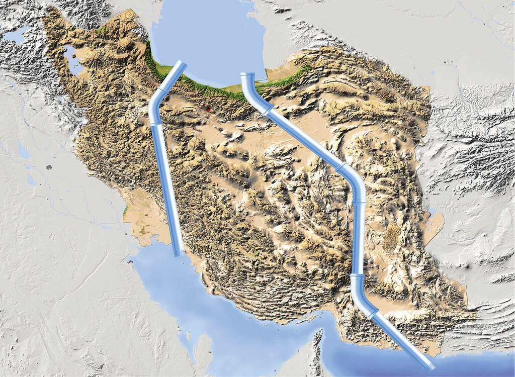 اتصال خزر به خليج فارس