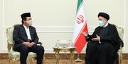 عکس | دیدار رئیسی با مقام اندونزیایی | اراده ایران برای توسعه روابط با اندونزی جدی است