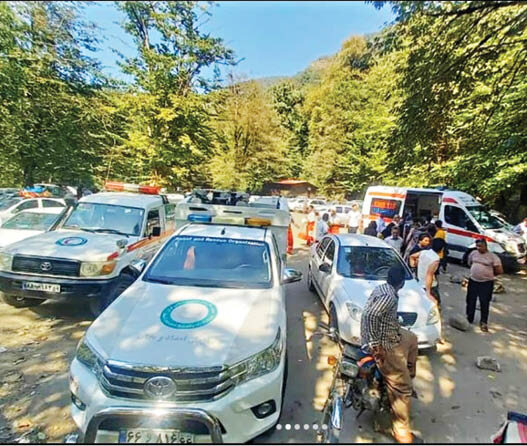 آبشار شیرآباد در شهرستان رامیان استان گلستان