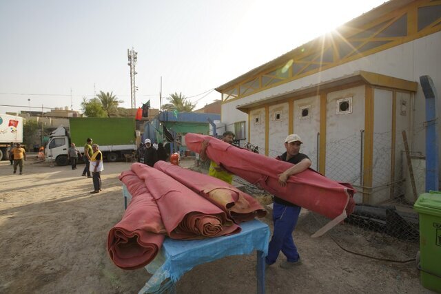 تصاویری از آمادهسازی کربلا برای اربعین | موکبهای توانمند ایرانی تا چه روزی فعالند؟