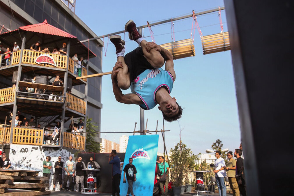 دورهمی مدعیان پارکور کشور در آدرنالین پارک + تصاویر