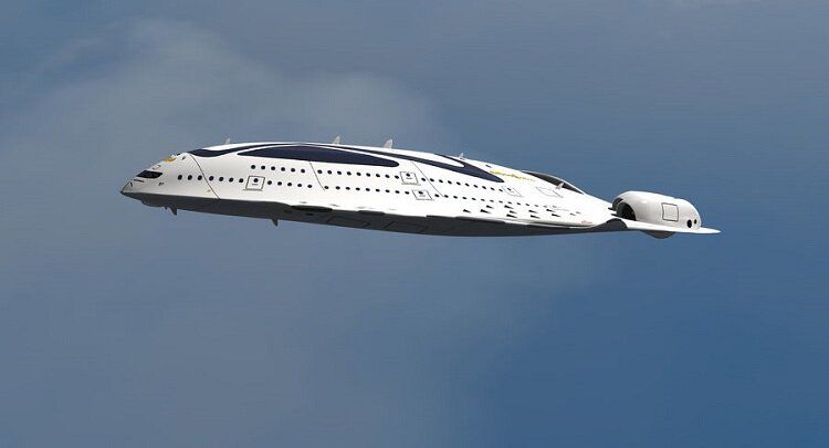 این هواپیمای مسافربری اتمی آینده سفرهای هوایی است | تصاویر طرح مفهومی مافوق صوت