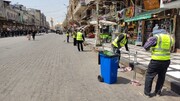 خدمت‌رسانی کارکنان منطقه۱۹ به زائران اربعین حسینی