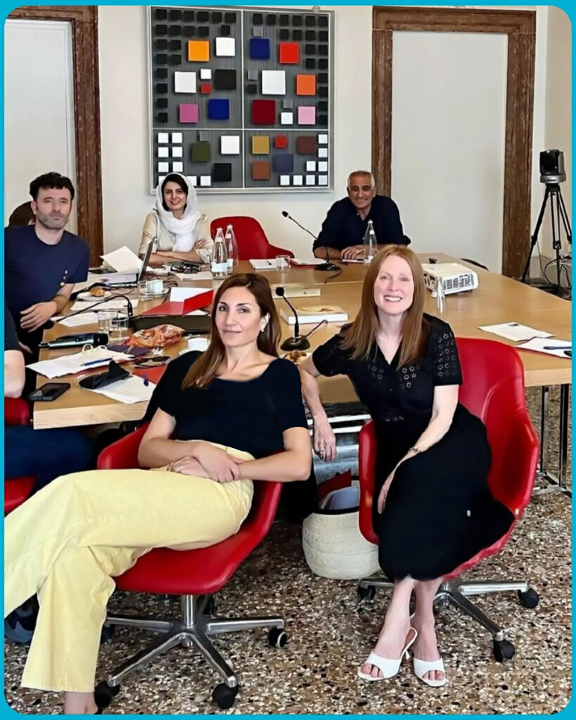 عکس | لیلا حاتمی در اتاق داوری قدیمیترین جشنواره سینمایی جهان | فیلمهای برتر ونیز چگونه انتخاب شدند؟