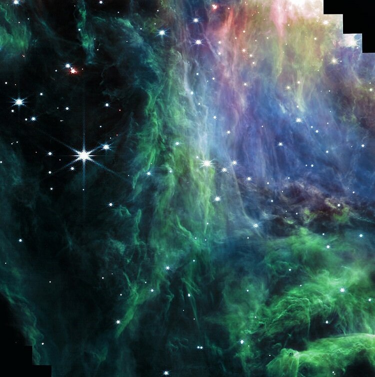 تصاویر هیجاناگیز و دقیق جیمز وب از سحابی شکارچی | منطقهای که برای نخستین بار دیده میشود