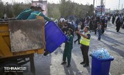 تصاویر| خدمات‌رسانی شهرداری به زائران در مرز مهران