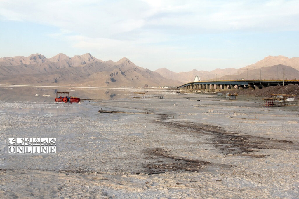 خشک شدن دریاچه ارومیه 1401