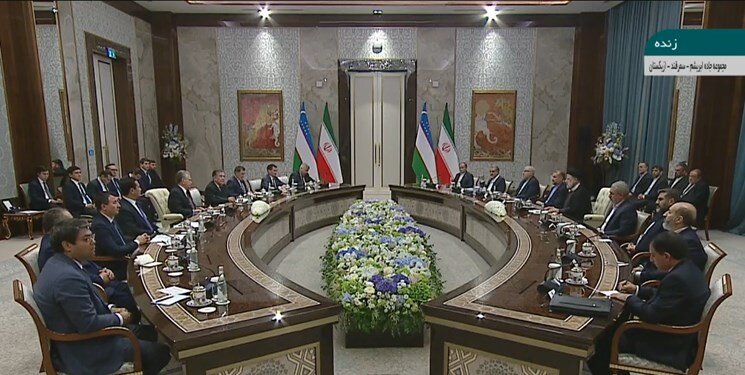 میرضیایف: سلام من را به رهبر عالی جمهوری اسلامی ایران برسانید | رئیسی: روابط ما با ازبکستان روابط عمیق فرهنگی و تمدنی است