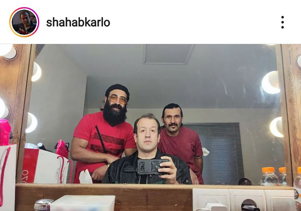 تصاویر جذاب از پشت صحنه سریال یاغی | علی شادمان بدون گریم در کنار نیکی کریمی | پارسا پیروزفر در عوامل سریال