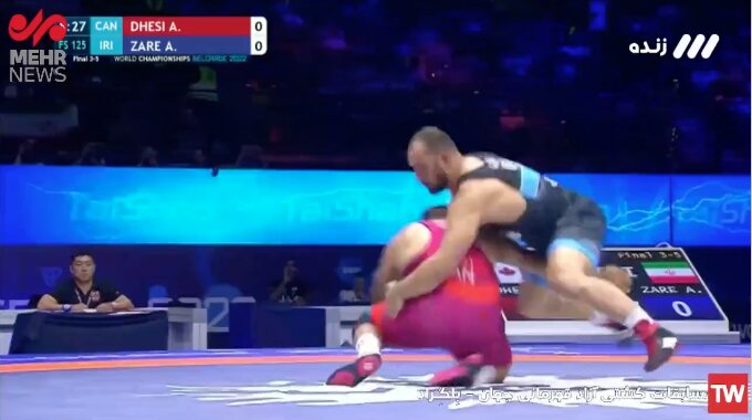 زارع برنز گرفت