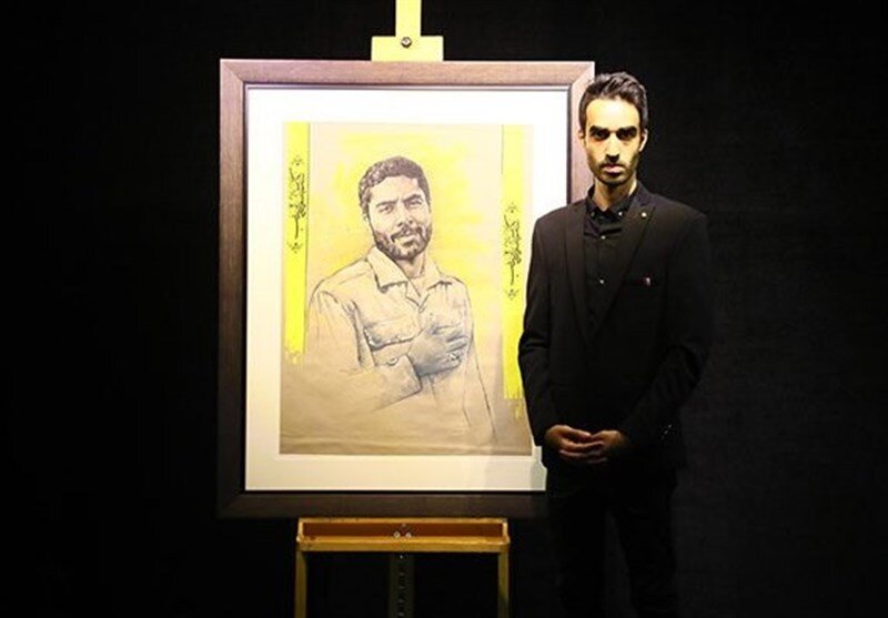 مخاطب اصلی آثارم کسانی هستند که پایشان به مجلس روضه باز نشده | عکس تابلوی زیبای مسیح عاشورا