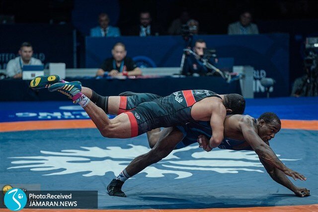 فریم به فریم با مبارزه نفسگیر ناب کشتی قاسمپور و کاکس آمریکایی | خوشحالی ویژه پژمان درستکار از قهرمانی شاگردش