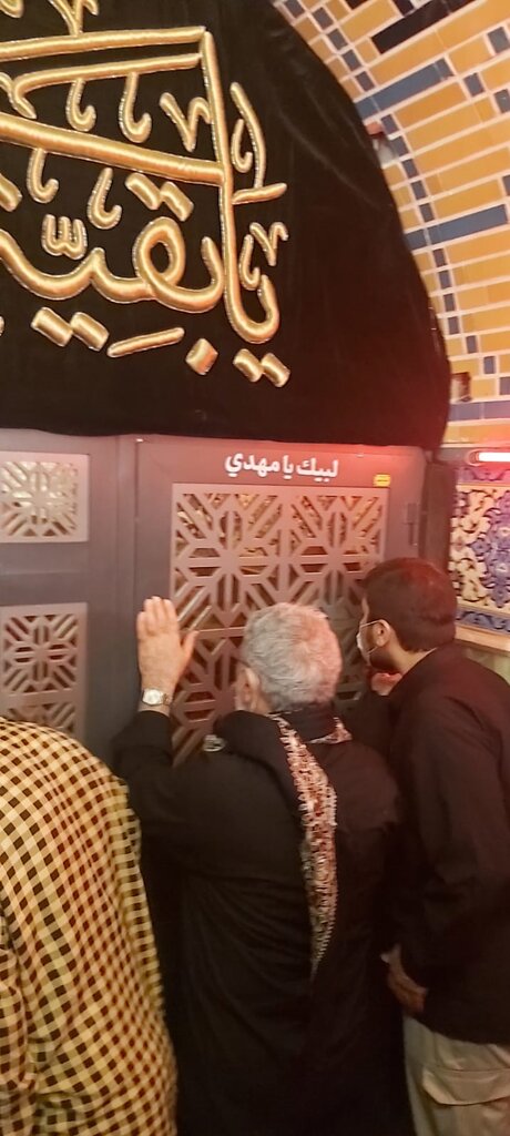 تصاویر متفاوت از سردار قاآنی در حرم سامرا همزمان با اربعین
