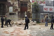 تصاویری از خسارت های زلزله ٧ ریشتری در مکزیک