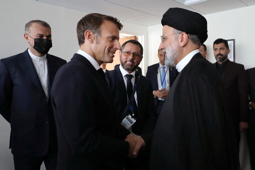 دیدار روسای جمهور ایران و فرانسه