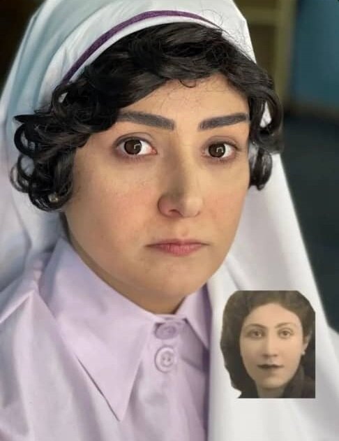 عکس گریم متفاوت باران کوثری در نقش نصرتالملک