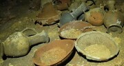 تصاویر خیره‌کننده از اشیای باستانی یک غار مخفی در فلسطین! 