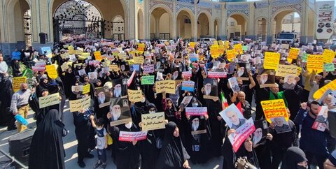 حضور زنان در راهپیمایی اول مهر