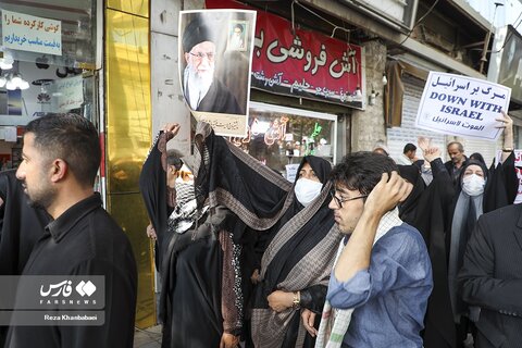 حضور زنان در راهپیمایی اول مهر