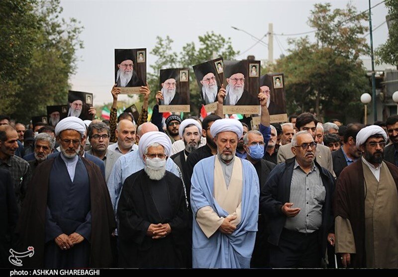 تصاویر | پایتخت شور و شعور حسینی یکصدا لبیک یا خامنهای را فریاد زدند | حضور مداحان مشهور در راهپیمایی | حرف ما یک کلام بازی نخور والسلام!