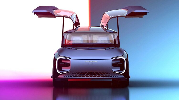 تصاویر فولکس واگن عجیب و غریب | خودرویی که فرمان ندارد!