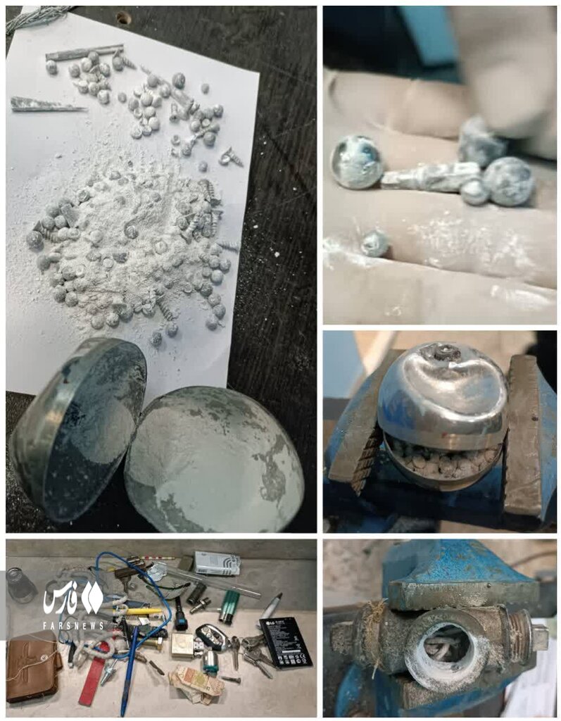 تصاویر بمب گذاری در تبریز همزمان با تجمعات | بمبهای دست ساز قبل از انفجار را ببینید