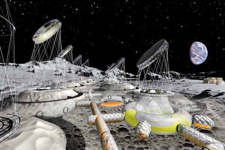 تصویری از زیستگاه‌های آینده در ماه | طرحی عجیب و جالب برای زندگی در خارج از زمین