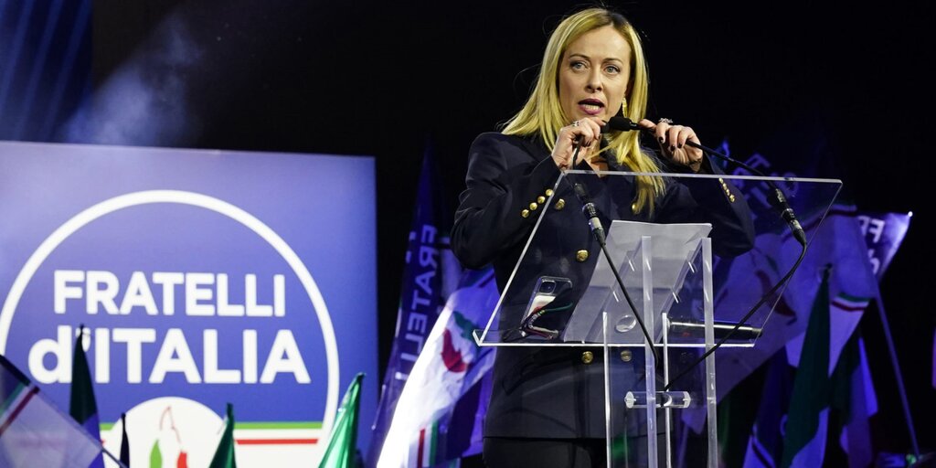 عکس | برای اولین بار یک زن نخست‌وزیر ایتالیا می‌‎شود