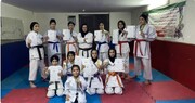 دختران کاراته‌کای شهرری؛ مدال‌آوران پانزدهمین دوره مسابقات کشوری