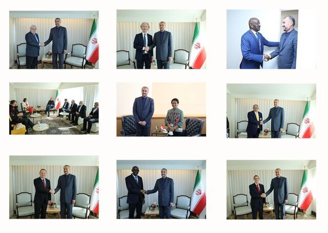 گزارش امیرعبداللهیان از دیدارهایش در سازمان ملل | عکسی که وزیر خارجه منتشر کرد