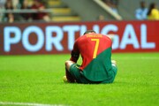 عکس | خداحافظی رونالدو با چشم کبود از یک جام! | خشم کریس پس از ناکامی لحظه آخری پرتغال